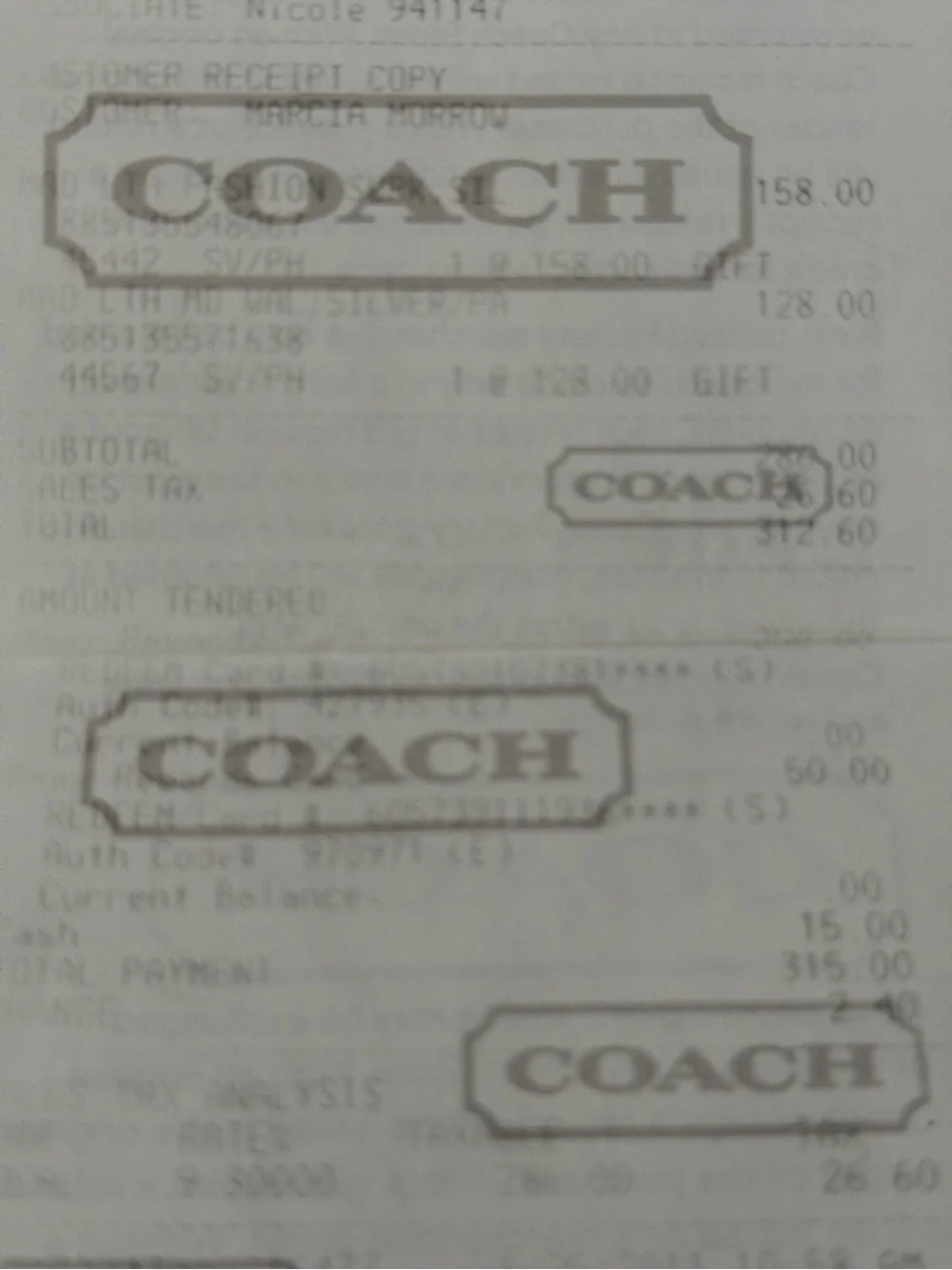 Coach White Madison Wallet